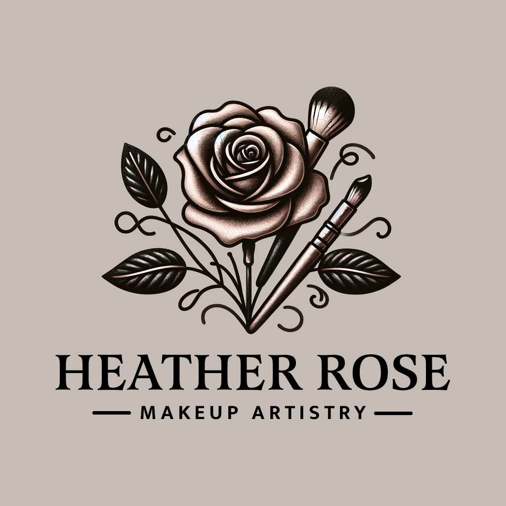 Bride having makeup applied by Heather Rose